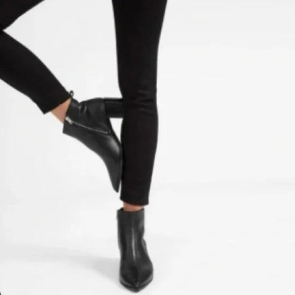 Everlane The Boss Boot Black Leather - Picture 1 of 16